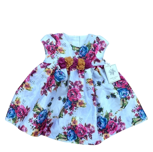 Laura Ashley Floral Baby Dress - Picture 1 of 4